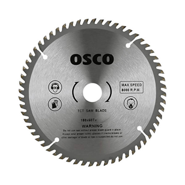 OSCO Wood Cutting Circular Saw Blade (7 inch & 60teeth)