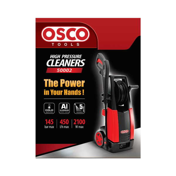 OSCO HIGH PRESSURE CLEANERS 145 BAR 2100 Watt