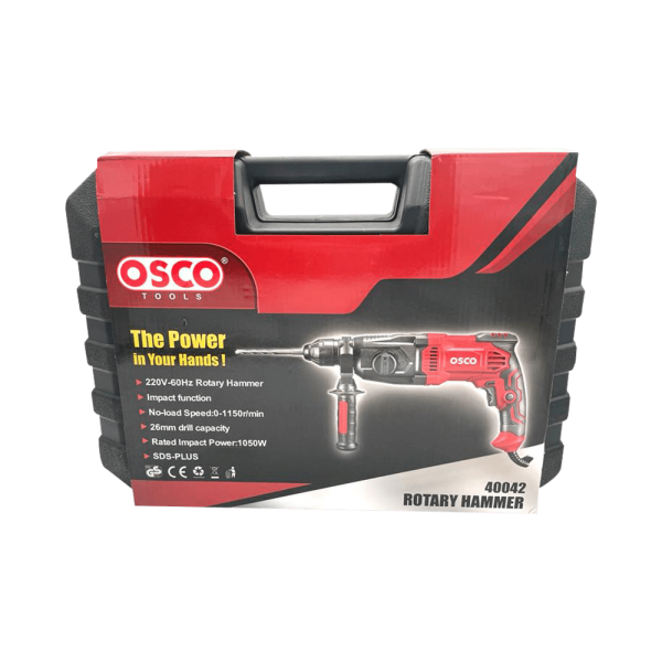 OSCO SDS-PLUS ROTARY HAMMER 26mm 1050 Watt