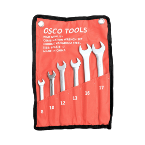 OSCO- Combination Spanner Set 6 Pcs Size _ 8-17mm