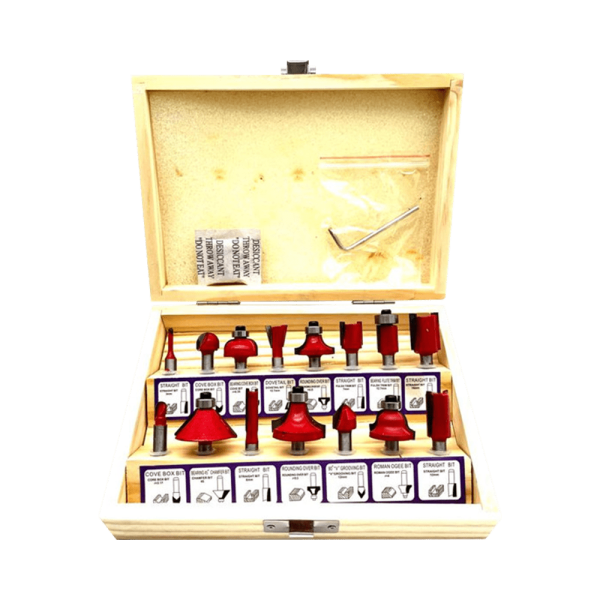 Wood Rotary 15 Pcs Set