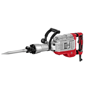 Osco 1700W Demolition Hammer with 60 Joules impact energy and model 107A is an exceptionally powerful tool designed for heavy-duty demolition and breaking tasks.